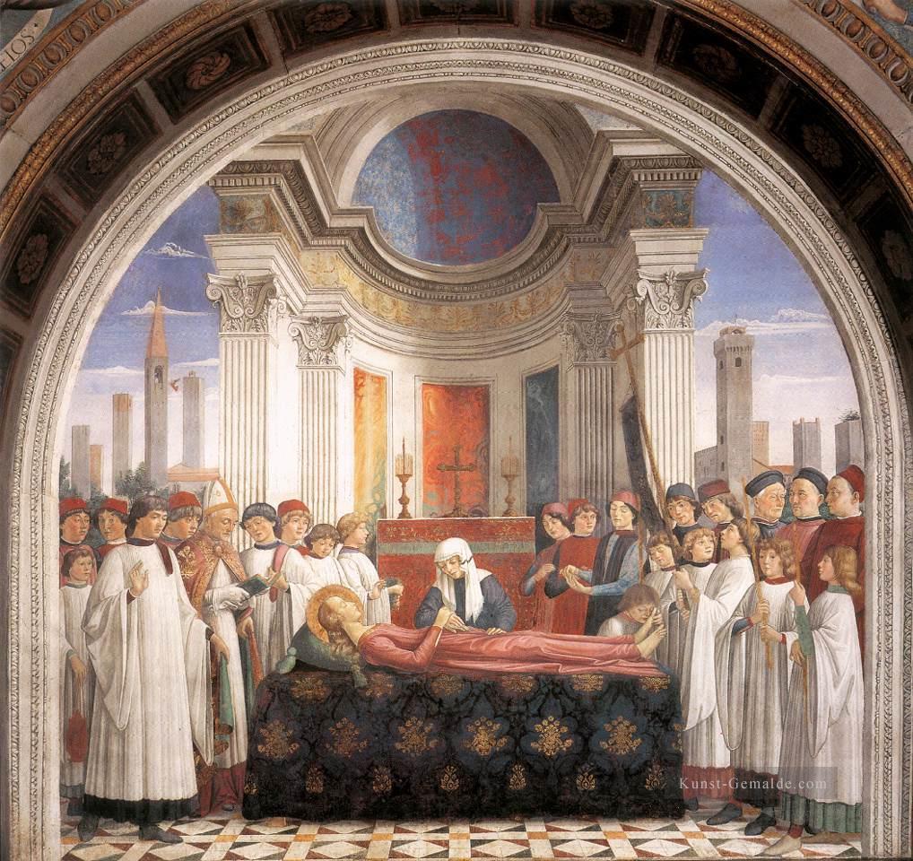 Obsequies von St Fina Florenz Renaissance Domenico Ghirlandaio Ölgemälde